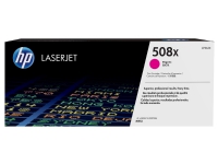 HP 508X High Yield Magenta Original LaserJet Toner Cartridge, 9500 sider, Fiolblå, 1 stykker