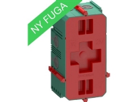 LAURITZ KNUDSEN FUGA Air indmuringsdåse 2 modul, grøn.