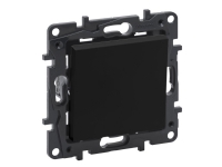 Legrand Niloe Step - single pole switch 10 AX - black color 863501