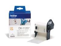 Brother DK-11207 - Svart på hvitt - 100) CD/DVD etiketter - for Brother QL-1050, 1060, 500, 550, 560, 570, 580, 600, 650, 700, 710, 720, 820