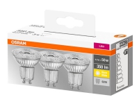 OSRAM LED BASE - LED spot light bulb - form: PAR16 - GU10 - 3.6 W (tilsvarende 50 W) - klasse A++ - varmt hvidt lys - 2700 K
