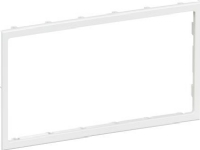 LAURITZ KNUDSEN Clic'line® clipsramme 3 modul, for 80mm front, hvid.