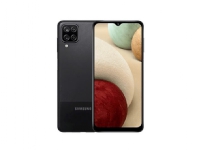 Samsung Galaxy A12 - 4G smarttelefon - dobbelt-SIM - RAM 3 GB / 32 GB - microSD slot - LCD-display - 6.5 - 1600 x 720 piksler - 4x bakkameraer 48 MP, 5 MP, 2 MP, 2 MP - front camera 8 MP - svart