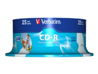 Verbatim DataLifePlus - 25 x CD-R - 700 MB 52x - skrivbar overflate - spindel