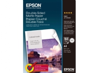 Epson Double-Sided Matte Paper - Matt - A4 (210 x 297 mm) - 178 g/m² - 50 ark papir - for Epson L6190 EcoTank ET-2850, 2851, 2856, 4850, L6460, L6490 SureColor SC-P700, P900