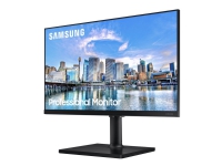 Samsung F24T452FQR - T45F Series - LED-skjerm - 24 - 1920 x 1080 Full HD (1080p) @ 75 Hz - IPS - 250 cd/m² - 1000:1 - 5 ms - 2xHDMI, DisplayPort - svart