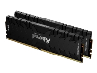 Kingston FURY Renegade - DDR4 - sett - 16 GB: 2 x 8 GB - DIMM 288-pin - 3600 MHz / PC4-28800 - CL16 - 1.35 V - ikke-bufret - ikke-ECC - svart