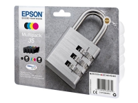 Epson 35 Multipack - 4-pack - svart, gul, cyan, magenta - original - blister - blekkpatron - for WorkForce Pro WF-4720, WF-4720DWF, WF-4725DWF, WF-4730, WF-4730DTWF, WF-4740, WF-4740DTWF