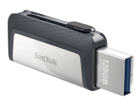 SanDisk Ultra Dual - USB-flashstasjon - 32 GB - USB 3.1 / USB-C