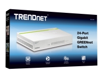 TRENDnet TEG S24D - Switch - 24 x 10/100/1000 - stasjonær