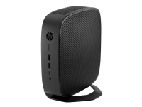 HP t740 - Tynn klient - SFF - 1 x Ryzen Embedded V1756B / 3.25 GHz - RAM 4 GB - flash 16 GB - Radeon Vega 8 - GigE - HP ThinPro - monitor: ingen - tastatur: Dansk