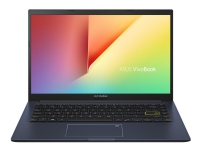 ASUS VivoBook 14 R438DA-EB274T - Ryzen 3 3250U / 2.6 GHz - Win 10 Home in S mode - Radeon Graphics - 4 GB RAM - 256 GB SSD NVMe - 14 1920 x 1080 (Full HD) - Wi-Fi 5 - svart (bunn), tilpasset svart (LCD-deksel), tilpasset svart (topp)