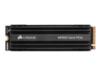CORSAIR Force Series MP600 - SSD - 2 TB - intern - M.2 2280 - PCIe 4.0 x4 (NVMe) - 256-bit AES - integrert kjøle