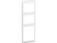 LAURITZ KNUDSEN Opus® 66 ramme 3,5 modul lodret, Hvid.