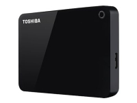 Toshiba Canvio Advance - Harddisk - 1 TB - ekstern (bærbar) - USB 3.0 - svart glanspianofinish