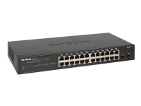 NETGEAR Smart GS324T - Switch - smart - 24 x 10/100/1000 + 2 x SFP - stasjonær, rackmonterbar