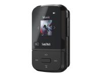 SanDisk Clip Sport Go - Digital spiller - 16 GB - svart
