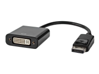 Nedis - Video adapter - DVI-D (hunn) til DisplayPort (hann) - DisplayPort 1.2 - 20 cm - rund, 4K-støtte - svart