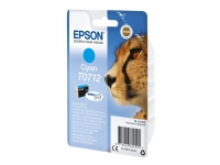 Epson T0712 - 5.5 ml - cyan - original - blekkpatron - for Stylus DX9400, SX115, SX210, SX215, SX218, SX415, SX515, SX610 Stylus Office BX310, BX610