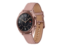 Samsung Galaxy Watch 3 - 41 mm - mystic bronze - smart ur med bånd - læder - display 1.2 - 8 GB - 4.3 GB - Wi-Fi, NFC, Bluetooth - 48.2 g (NOT Nordic Approved - No SamsungPay/e-sim)
