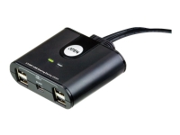 ATEN US224 2-Port USB Peripheral Sharing Device - USB-periferdelesvitsj - stasjonær