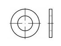Underlægsskiver 4.3 mm 9 mm Plastic 200 stk TOOLCRAFT TO-6853779