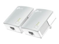 TP-Link TL-PA4010 KIT - Strømlinjeadaptersett - HomePlug AV (HPAV) - veggpluggbar (en pakke 2)
