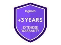 Logitech Extended Warranty - Utvidet serviceavtale - bytt eller reparer - 3 år (fra opprinnelig kjøpsdato for utstyret) - må kjøpes innen 30 dager fra produktkjøpet - for Small Room Solution for Google Meet, for Microsoft Teams Rooms, for Zoom Rooms