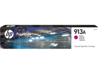 HP 913A magenta original PageWide-blekkpatron, Standard utskriftsproduksjon, Pigmentbasert blekk, 37 ml, 3000 sider, 1 stykker