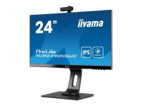iiyama ProLite XUB2490HSUC-B1 - LED-skjerm - 24 (23.8 synlig) - 1920 x 1080 Full HD (1080p) @ 60 Hz - IPS - 250 cd/m² - 1000:1 - 4 ms - HDMI, VGA, DisplayPort - høyttalere - svart