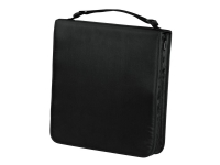 Hama CD Wallet Nylon 160 - Lomme for CD/DVD-plater - 160 plater - nylon - svart