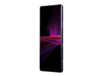 Sony XPERIA 1 III - 5G smarttelefon - dobbelt-SIM - RAM 12 GB / 256 GB - microSD slot - OLED-display - 6.5 - 3840 x 1644 piksler (120 Hz) - 3x bakkamera 12 MP, 12 MP, 12 MP - front camera 8 MP - purpur