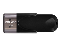 PNY Attaché 4 - USB-flashstasjon - 8 GB - USB 2.0