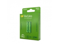 GP Batteries Rechargeable batteries 120100AAAHCE-C2, 950 mAh, Nikkelmetallhydrid (NiMH), AAA, 1,2 V, 2 stykker, Høy