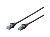 Skærmet netværkskabel digitus, kat5e, sort, 10 m