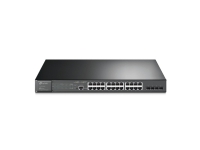 TP-LINK TL-SG3428MP, Håndtert, L2/L2+, Gigabit Ethernet (10/100/1000), Strøm over Ethernet (PoE), Rack-montering