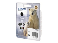 Epson 26 - 4.7 ml - fotosort - original - blister - blekkpatron - for Expression Premium XP-510, 520, 600, 605, 610, 615, 620, 625, 700, 710, 720, 800, 810, 820