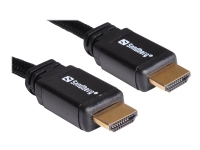 Sandberg - HDMI-kabel - HDMI hann til HDMI hann - 3 m