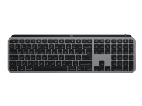 Logitech MX Keys for Mac - Tastatur - bakbelysning - Bluetooth, 2.4 GHz - QWERTY - US International - romgrå - for Apple 10.2-inch iPad 10.5-inch iPad Air 10.9-inch iPad Air iPhone 11, 12, 13, SE