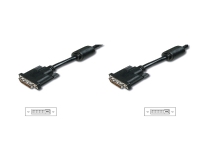 Kabel digitus dual link dvi-d, sort, 2 m