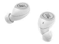 JBL Free - True wireless-hodetelefoner med mikrofon - i øret - Bluetooth - hvit