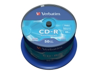 Verbatim - 50 x CD-R - 700 MB (80 min) 52x - spindel