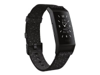 Fitbit Charge 4 - Special Edition - svart - aktivitetssporer med bånd - polyester - granittrefleksjon - håndleddstørrelse: inntil 245 mm - monokrom - Bluetooth - 20 g