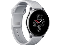 OnePlus Watch - Classic - månelyssølv - sportsur med bånd - fluorelastomer - display 1.39 - 4 GB - Bluetooth - 45 g