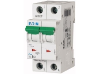 EATON Automatsikring, 2 Polet, 6A, B-Karakteristik, 6 kA, 400 V, bredde 2 moduler