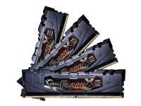G.Skill Flare X (for AMD) - DDR4 - 32 GB: 4 x 8 GB (Quad-channel) - 288-pin DIMM - 2933 Mhz / PC4-23400 - CL14 - 1.35V - Sort