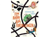 Fem rappe rim-fortællinger | Marianne Iben Hansen Bo Odgaard Iversen Jon Ranheimsæter Bodil Molich Hanne Bartholin | Språk: Dansk