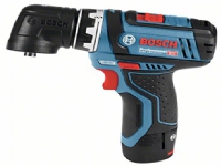 Bosch AKKUSKRUETRÆKKER GSR12V-15 - i L-BOXX med 2 x 2,0 Ah Li-ion-batterier, borepatronforsats GFA 12-B (1 600 A00 F5H)