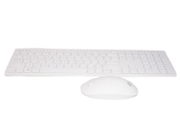 HP 928512-051, Full-size (100%), RF kabel-fri, AZERTY, Hvit, Mus inkludert, fransk