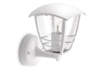Philips myGarden Vegglampe, Vegglys, Hvit, Aluminium, IP44, Hage, Terrasse, I